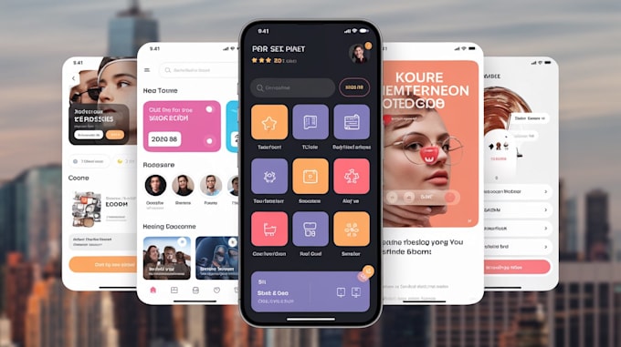 Gig Preview - Do ui ux design app design website ui ux designer figma design app redesign