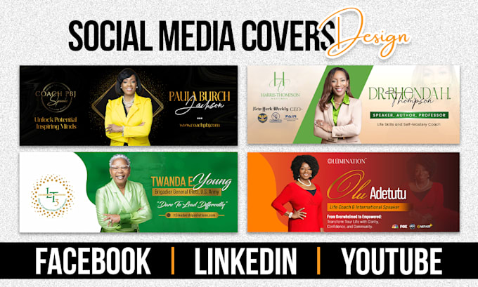 Gig Preview - Design linkedin, facebook cover, youtube banner or social media header