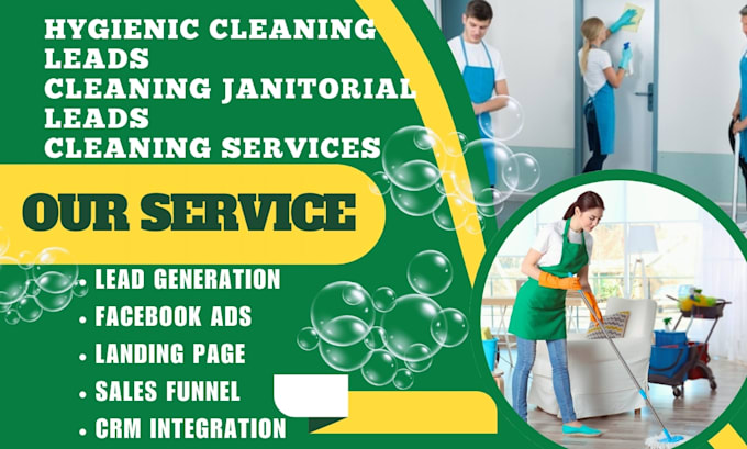 Bestseller - generate hygienic cleaning service leads  cleaning janitorial website google ads