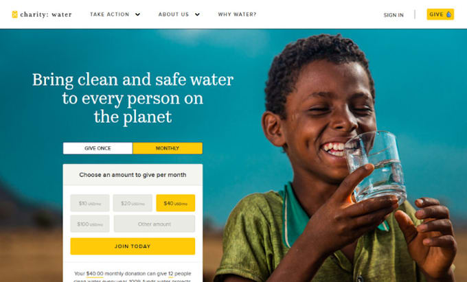 Gig Preview - Create a responsive website for nonprofit organizations, charity and donations