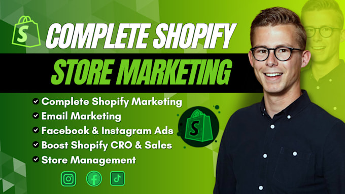 Gig Preview - Boost sales cro with shopify marketing store promotion as your virtual assistant