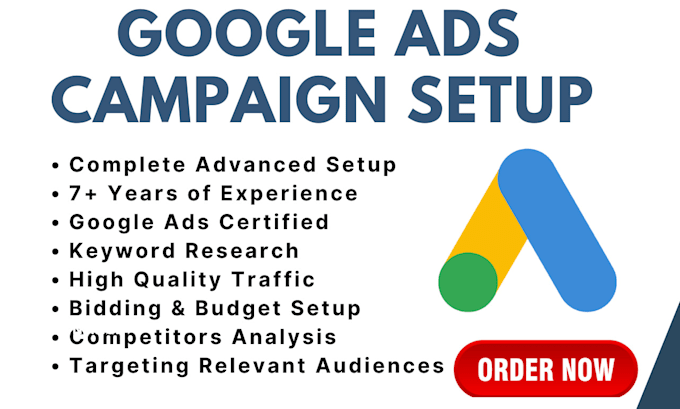 Gig Preview - Setup, optimize and manage your google ads PPC campaigns