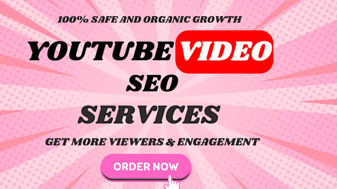 Gig Preview - Boost your youtube growth with expert SEO for organic reach