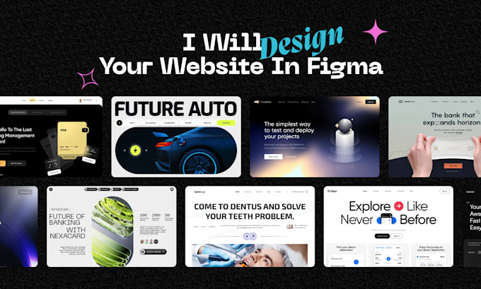 Gig Preview - Do custom website ui design, mobile app ui ux design in figma