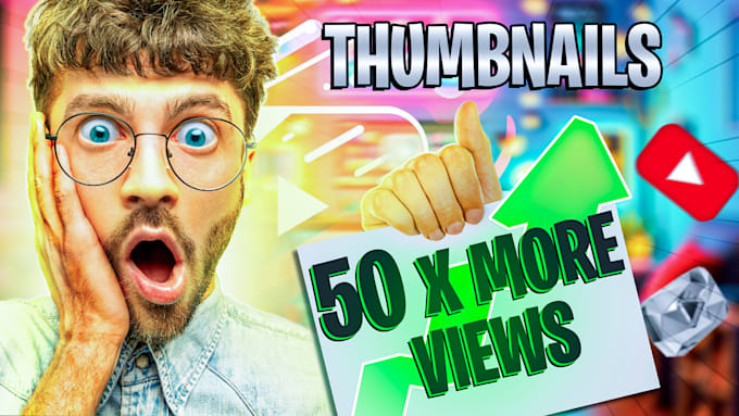 Gig Preview - Design amazing youtube thumbnail to boost your views