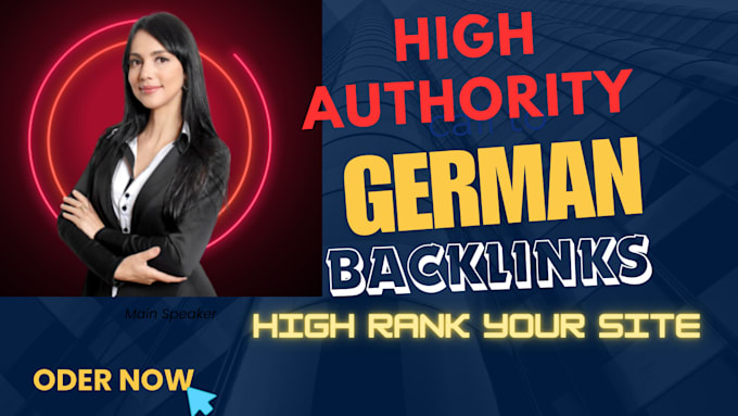 Gig Preview - Do high authority german profile backlink with high da