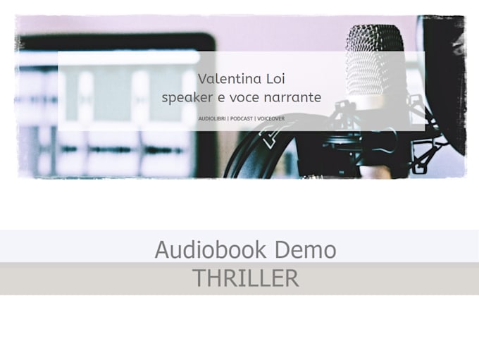 Bestseller - be your italian female audiobook narrator