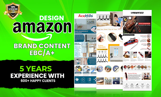 Gig Preview - Design amazon a plus content, premium a plus content, ebc