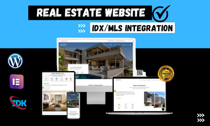 Gig Preview - Build realtor, agent real estate website with idx mls integration in wordpress