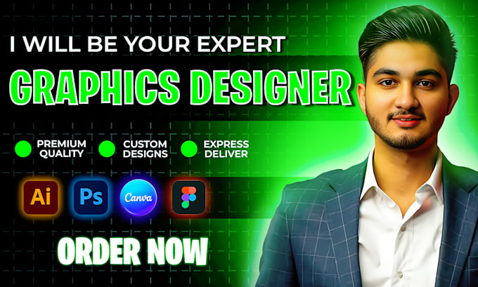 Bestseller - be your professional graphic designer for any graphic design