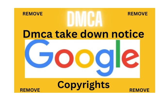 Gig Preview - Remove copyright content from google,reddit,tiktok,fb,yt,twitter under dmca