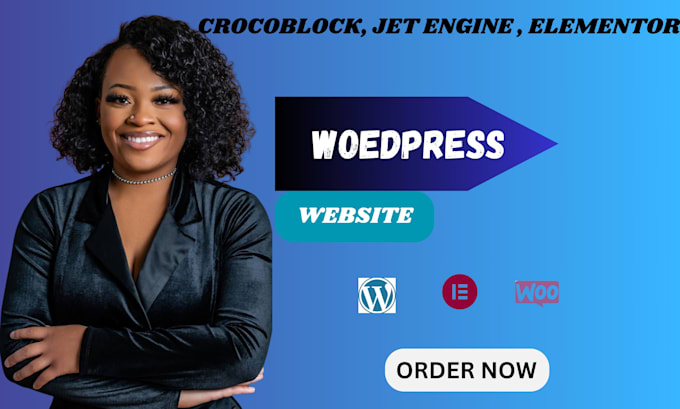 Gig Preview - Develop wordpress website using crocoblock jet engine dynamic and elementor pro