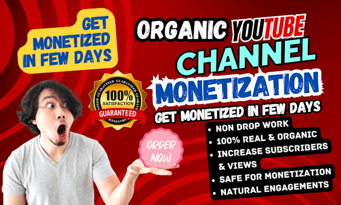 Bestseller - do organic channel promotion for complete youtube monetization in few days