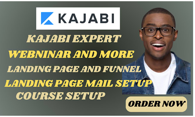 Gig Preview - Setup kajabi online course kajabi website design kajabi online course