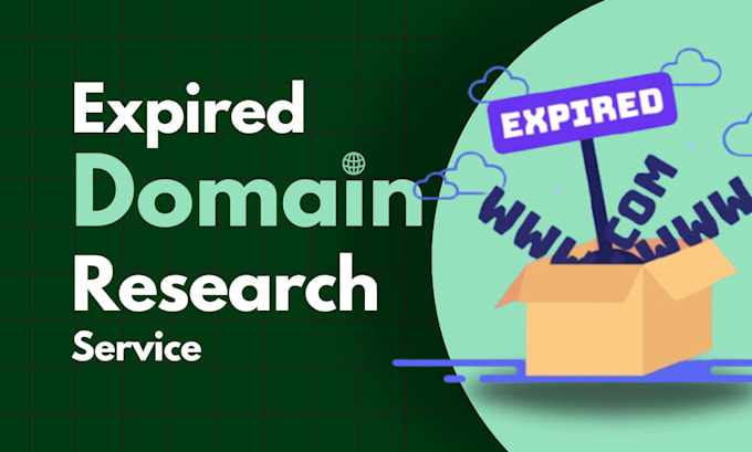 Gig Preview - Do expired domain research with high DR and powerful backlinks