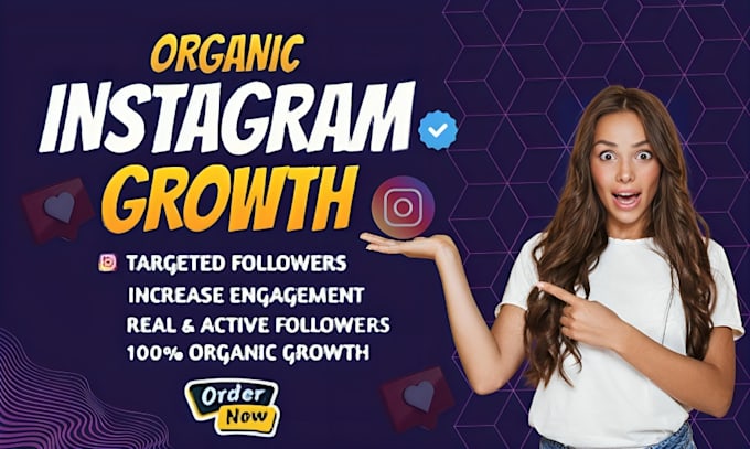 Gig Preview - Do organic instagram promotion or organic instagram growth