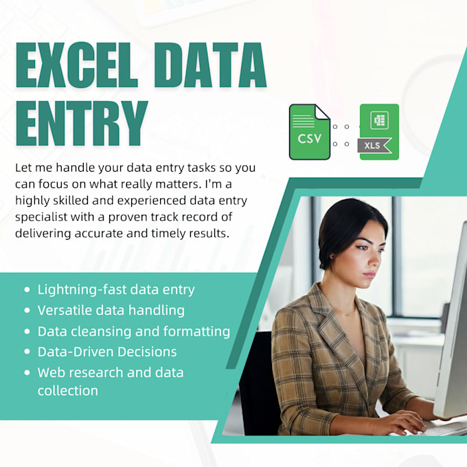 Gig Preview - Do fast and accurate data entry for your business