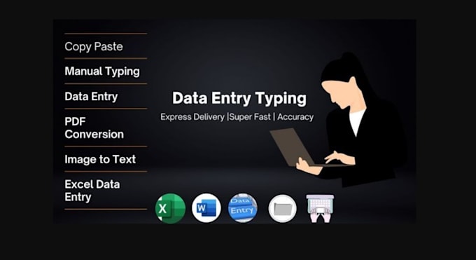 Gig Preview - Do data entry with hundred percent accuracy and speed