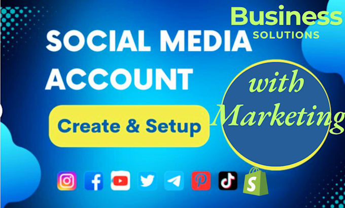 Gig Preview - Create social SMM  media accounts facebook, linkedin, instagram