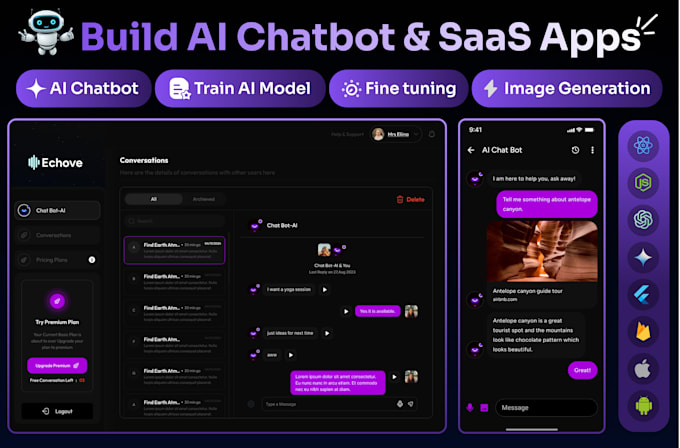 Gig Preview - Develop custom ai chatbot using chatgpt, gemini, opensource llms