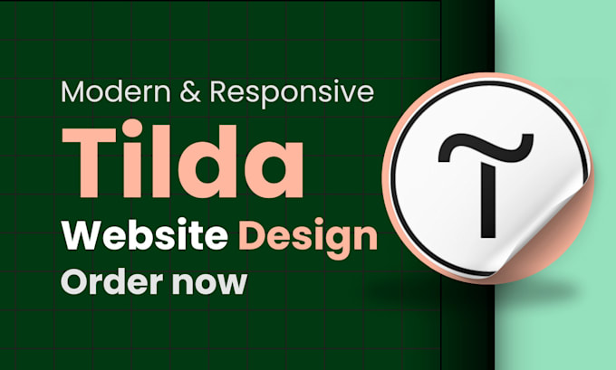 Gig Preview - Do tilda website design or redesign tilda website