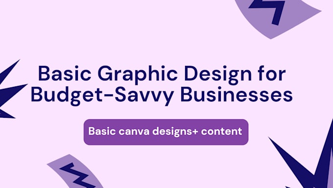 Gig Preview - Do basic graphic design and fun content writing for budget savvy businesses