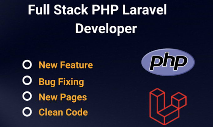 Gig Preview - Your full stack web developer in PHP laravel