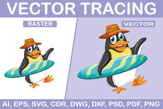 Gig Preview - Do vector tracing, edit, illustrate your logo and image