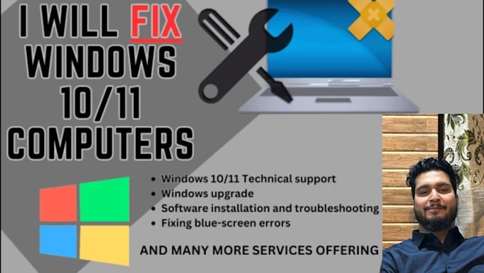 Gig Preview - Repair, fix windows desktop, laptop, server optimization remotely