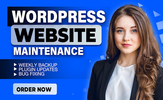 Gig Preview - Provide wordpress website maintenance, management and support