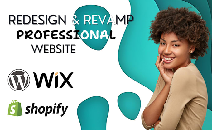 Gig Preview - Revamp wix website redesign shopify update wix website revamp wordpress redesign