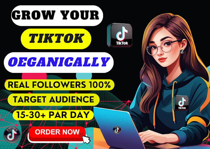 Bestseller - grow and promote your tiktok account organically for more organic followers