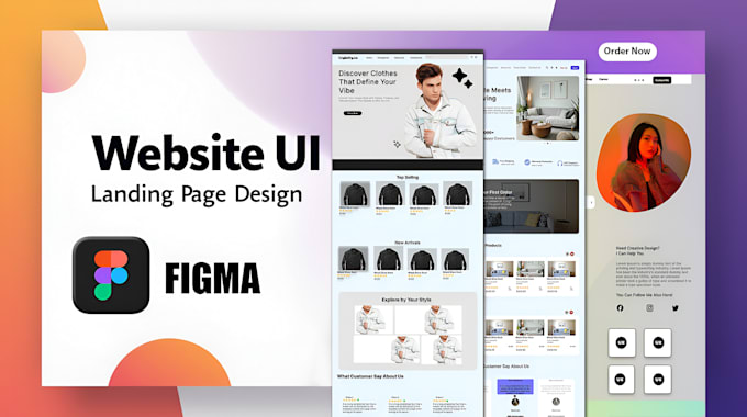 Bestseller - design professional figma website UI landing pages, and modern figma designs