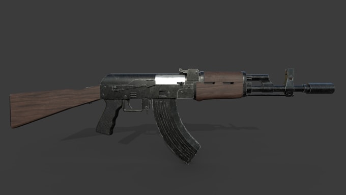 Gig Preview - Do fps animation, 3d fps model, game assets, cgi gun, weapon design