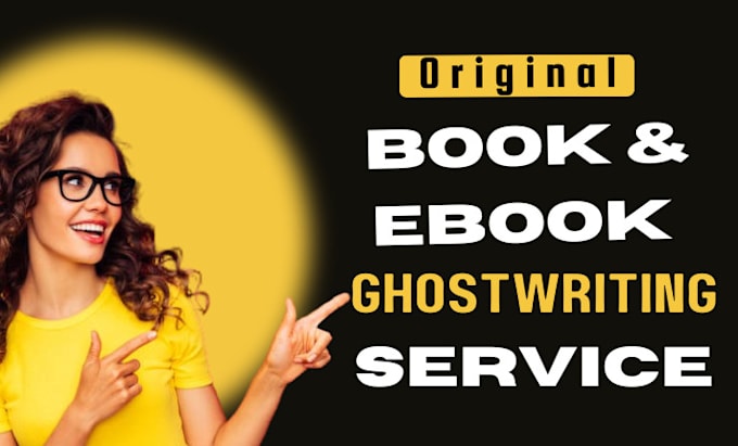 Gig Preview - Be your fiction and nonfiction ebook writer and ebook ghostwriter