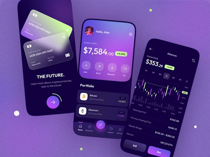 Gig Preview - Develop crypto wallet app crypto app wallet app