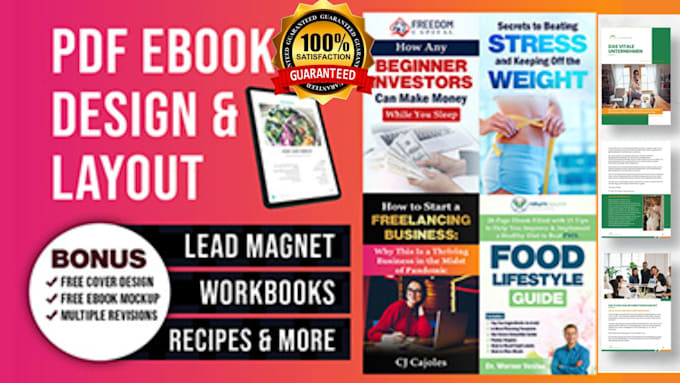 Gig Preview - Design custom activity ebook, lead magnet, PDF workbook worksheets