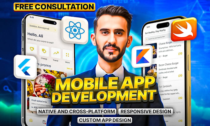 Gig Preview - Do mobile app development, ios or android app development, and flutter developer