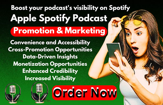 Gig Preview - Do apple and spotify podcast promotion music promotion to grow new audiences