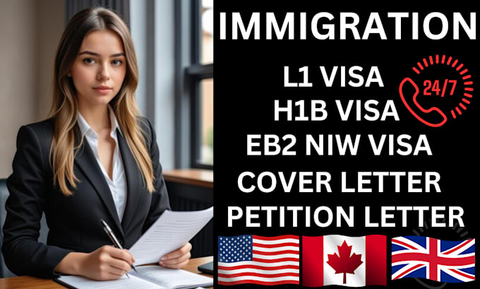 Gig Preview - Be online lawyer and draft an eb2 niw visa petition or cover letter immigration