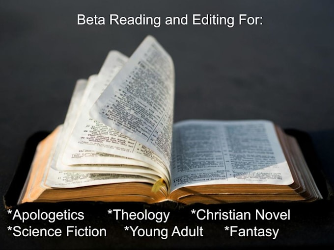 Bestseller - alpha or beta read your christian book