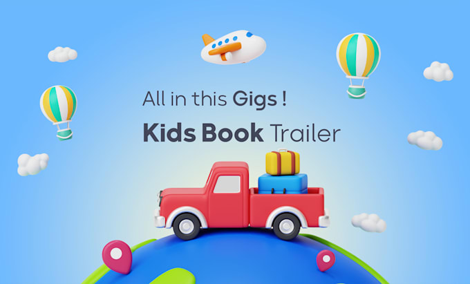 Gig Preview - Create a book trailer with unlimited revisions for kids, adults or coloring book