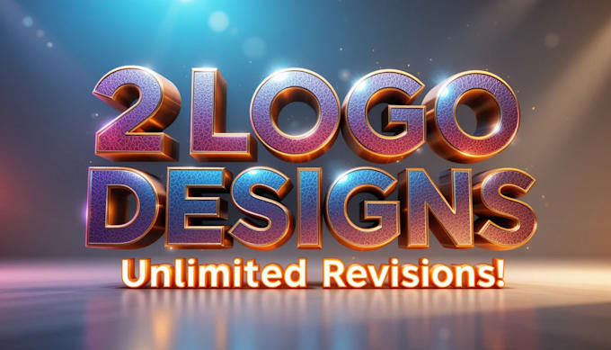 Gig Preview - Professional logo design with unlimited revisions