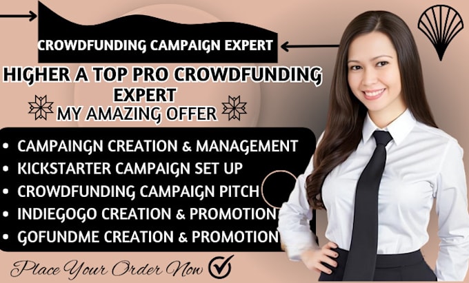 Gig Preview - Do crowdfunding campaign creation on kickstarter campaign indiegogo gofundme