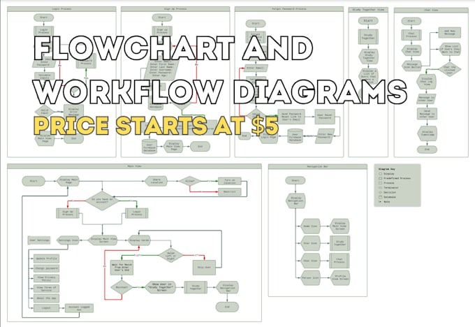 Gig Preview - Create flowcharts and pseudocode for business and projects