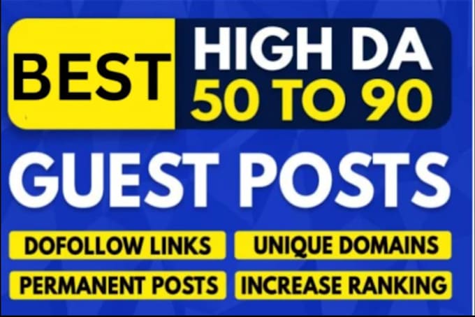 Bestseller - write and publish guest posts on da 90 plus websites seo backlinks