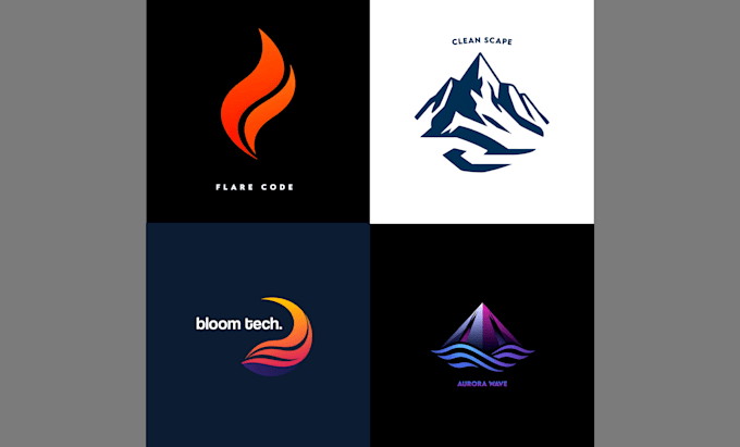 Gig Preview - Design a modern professional logo for your brand