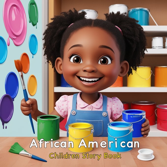 Gig Preview - Create african american children book illustration, children book illustration