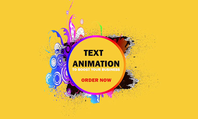 Gig Preview - Create a custom, kinetic dynamic 2d text animation video