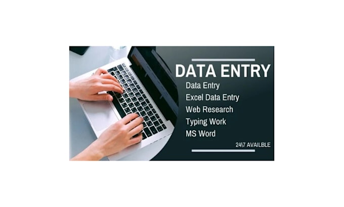 Gig Preview - Expert data entry for your success